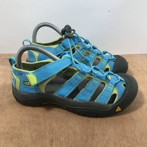 Keen Youth Newport H2 Blue Turquoise Shoes Waterproof Sandals 1012314 Size 6